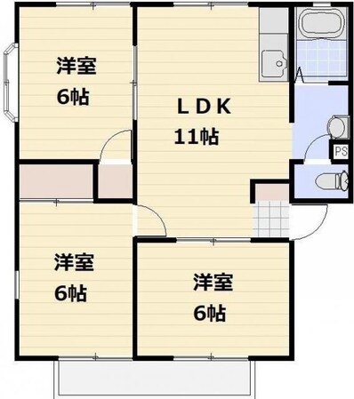 朝霞駅 徒歩17分 1階の物件間取画像